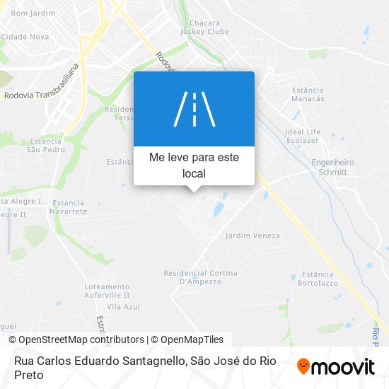 Rua Carlos Eduardo Santagnello mapa