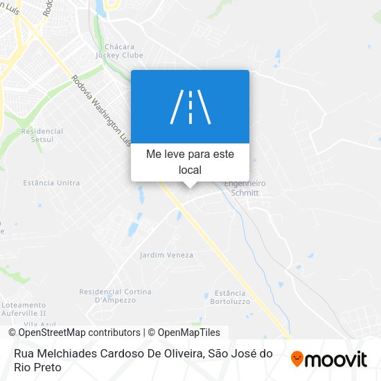 Rua Melchiades Cardoso De Oliveira mapa