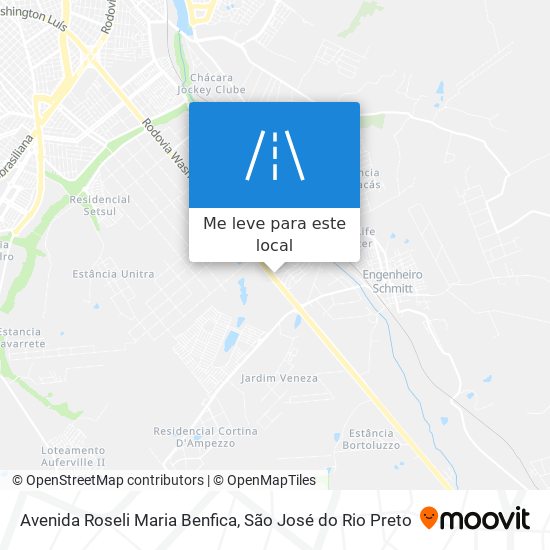 Avenida Roseli Maria Benfica mapa