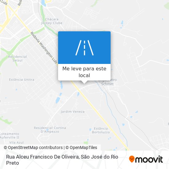 Rua Alceu Francisco De Oliveira mapa