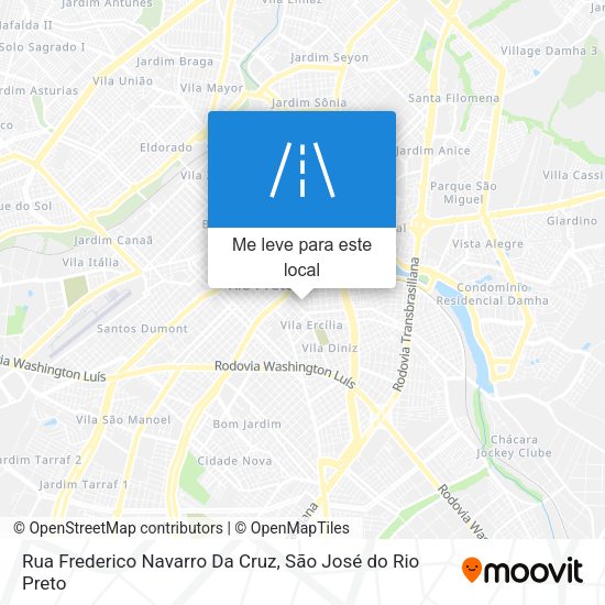 Rua Frederico Navarro Da Cruz mapa
