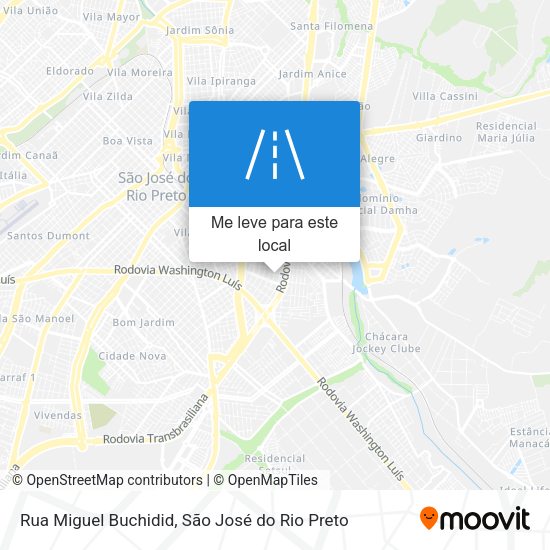 Rua Miguel Buchidid mapa