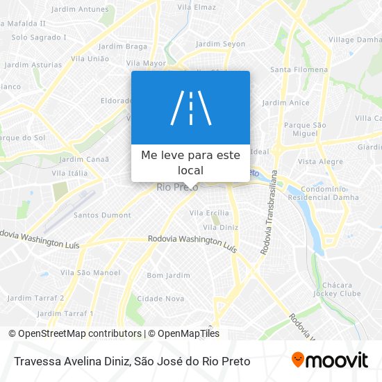 Travessa Avelina Diniz mapa