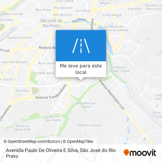 Avenida Paulo De Oliveira E Silva mapa