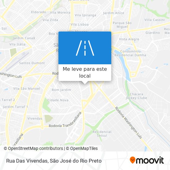 Rua Das Vivendas mapa