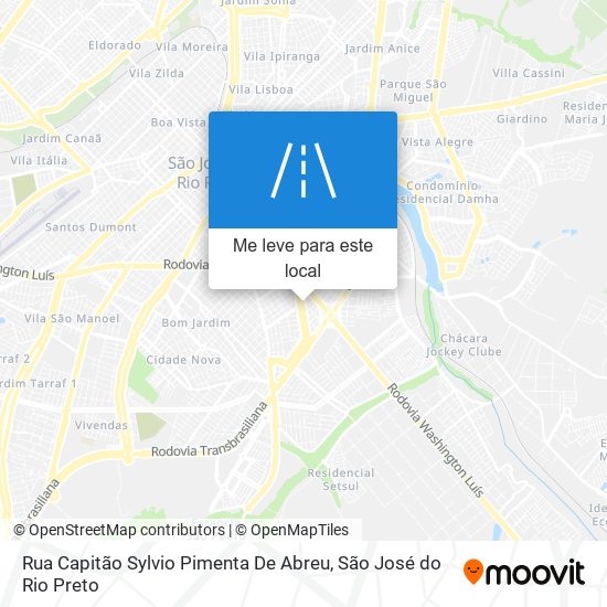 Rua Capitão Sylvio Pimenta De Abreu mapa