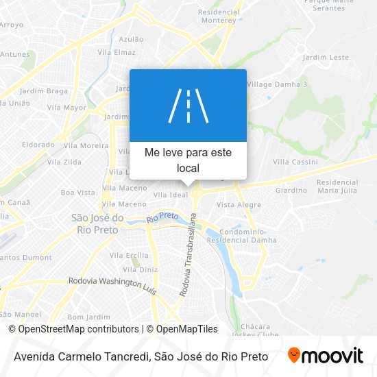 Avenida Carmelo Tancredi mapa
