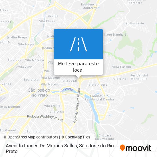 Avenida Ibanes De Moraes Salles mapa