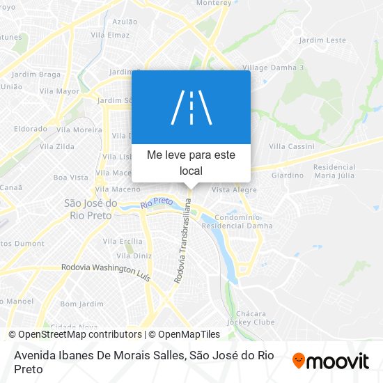 Avenida Ibanes De Morais Salles mapa