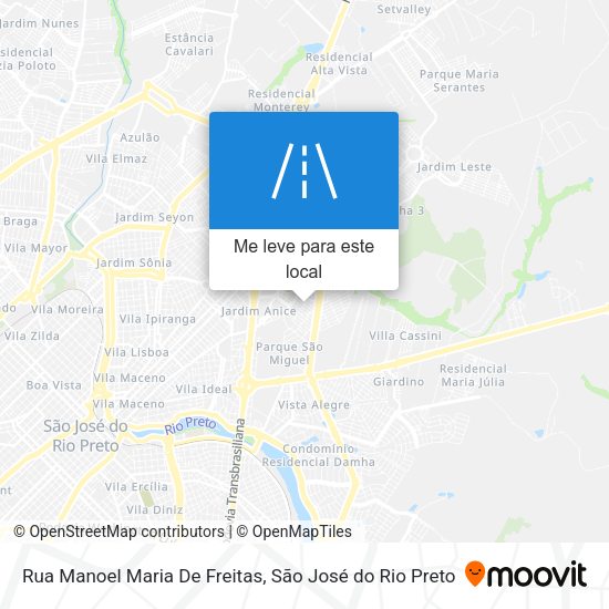 Rua Manoel Maria De Freitas mapa