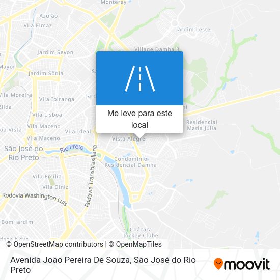 Avenida João Pereira De Souza mapa