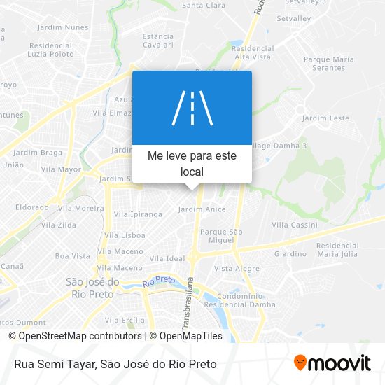 Rua Semi Tayar mapa