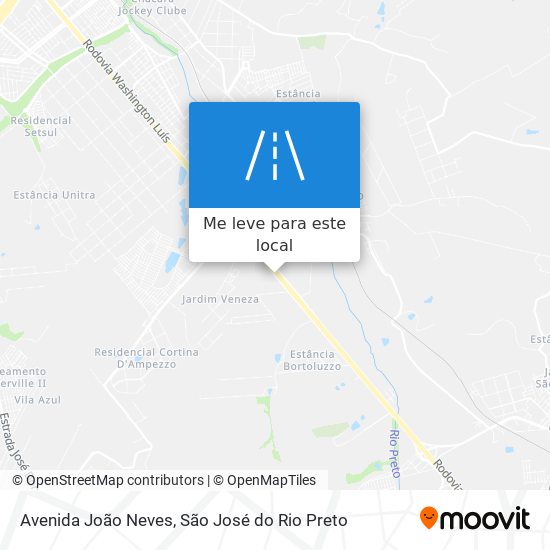 Avenida João Neves mapa