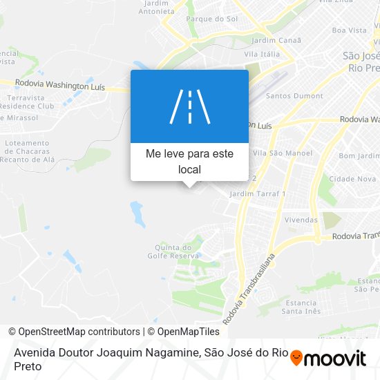 Avenida Doutor Joaquim Nagamine mapa