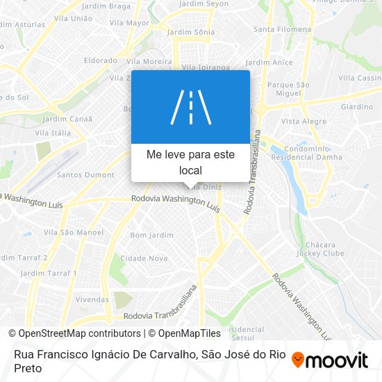 Rua Francisco Ignácio De Carvalho mapa