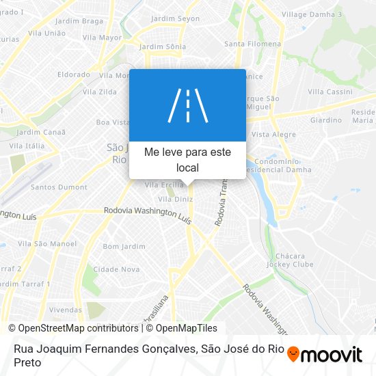 Rua Joaquim Fernandes Gonçalves mapa