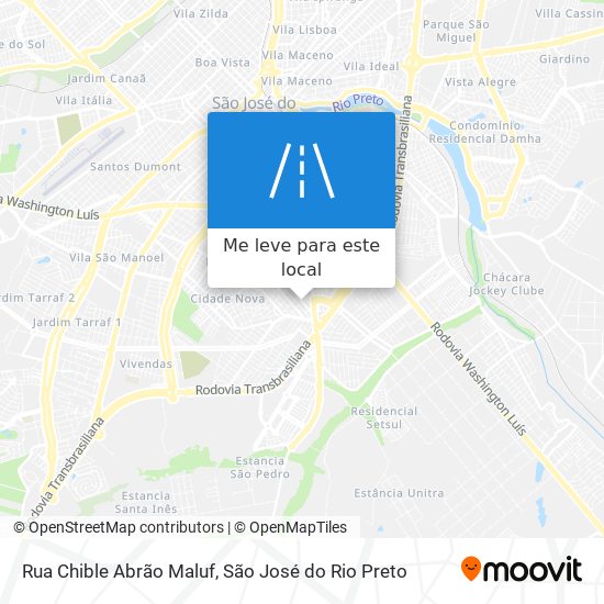 Rua Chible Abrão Maluf mapa