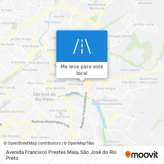 Avenida Francisco Prestes Maia mapa