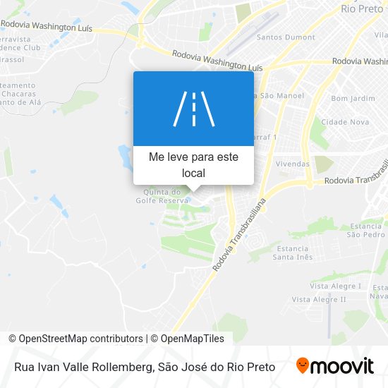 Rua Ivan Valle Rollemberg mapa