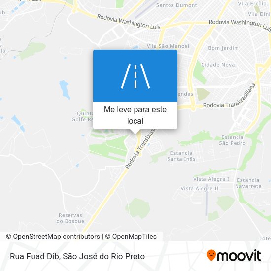 Rua Fuad Dib mapa