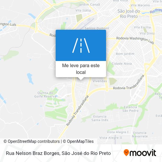 Rua Nelson Braz Borges mapa