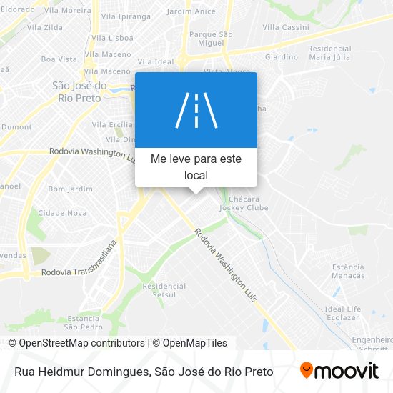 Rua Heidmur Domingues mapa