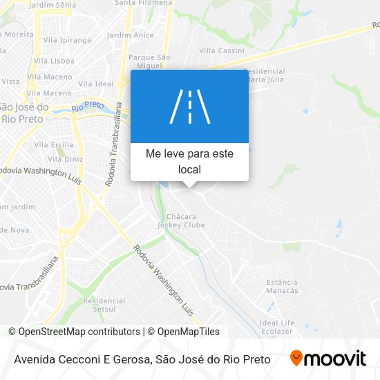 Avenida Cecconi E Gerosa mapa
