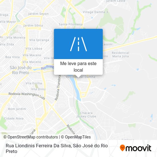 Rua Liondinis Ferreira Da Silva mapa