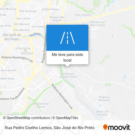Rua Pedro Coelho Lemos mapa