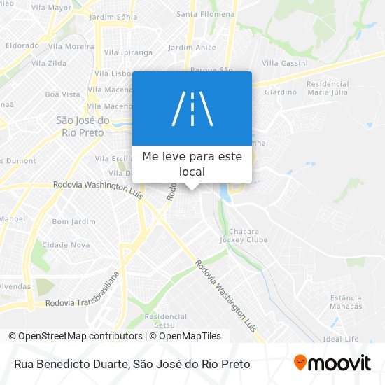 Rua Benedicto Duarte mapa