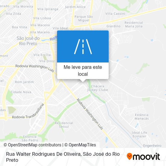 Rua Walter Rodrigues De Oliveira mapa