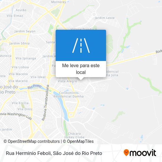 Rua Herminio Feboli mapa