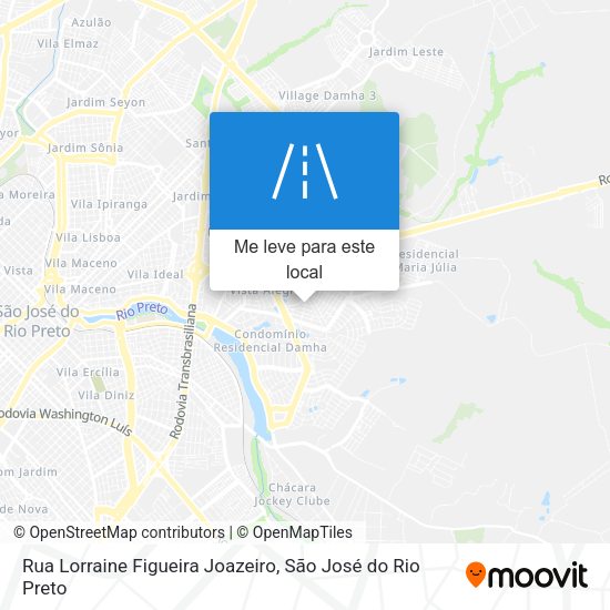 Rua Lorraine Figueira Joazeiro mapa