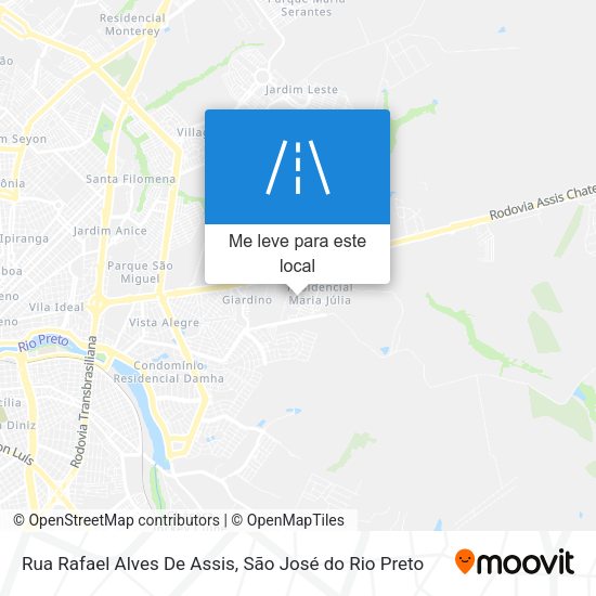Rua Rafael Alves De Assis mapa