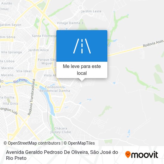 Avenida Geraldo Pedroso De Oliveira mapa