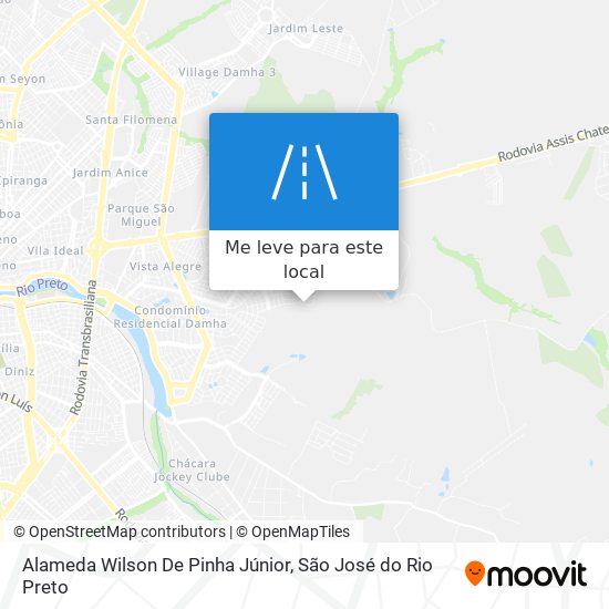 Alameda Wilson De Pinha Júnior mapa