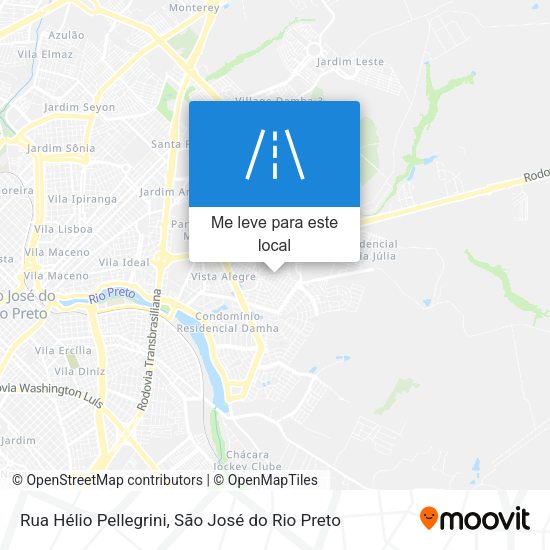 Rua Hélio Pellegrini mapa