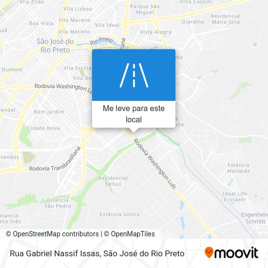 Rua Gabriel Nassif Issas mapa