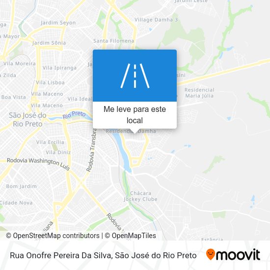 Rua Onofre Pereira Da Silva mapa