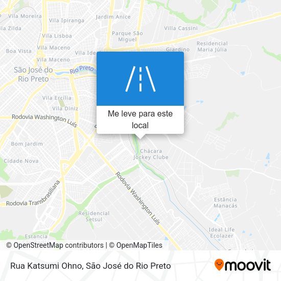 Rua Katsumi Ohno mapa