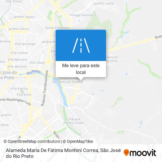 Alameda Maria De Fátima Monhini Correa mapa