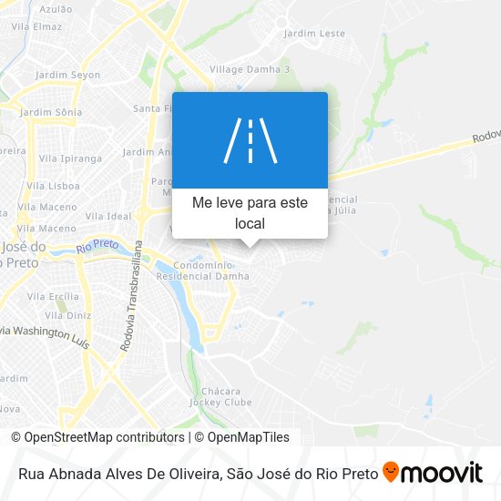 Rua Abnada Alves De Oliveira mapa
