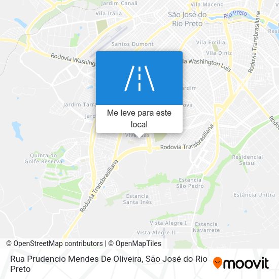 Rua Prudencio Mendes De Oliveira mapa
