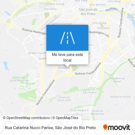 Rua Catarina Nucci Parise mapa