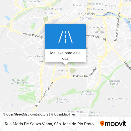 Rua Maria De Souza Viana mapa