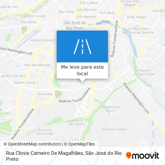 Rua Clovis Carneiro De Magalhães mapa