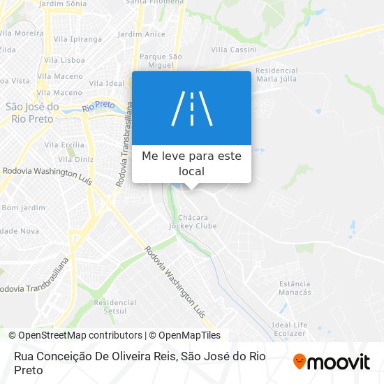 Rua Conceição De Oliveira Reis mapa