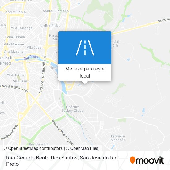 Rua Geraldo Bento Dos Santos mapa
