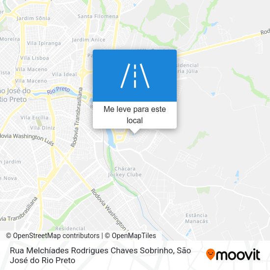 Rua Melchíades Rodrigues Chaves Sobrinho mapa