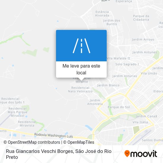 Rua Giancarlos Veschi Borges mapa